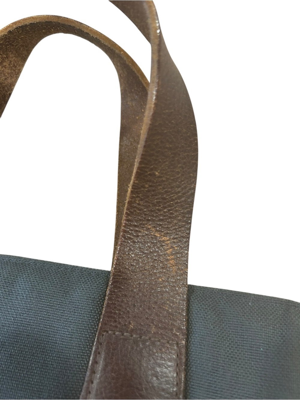 MZ Wallace Vintage Blue Floral Embroidered Canvas Tote Bag Leather Trim bohochic - Picture 15 of 16